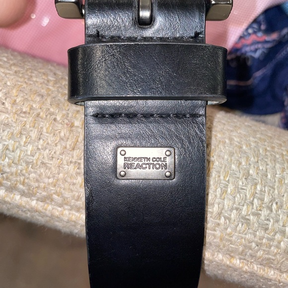 Kenneth Cole Reaction Black Belt Size 34 - Picture 2 of 4